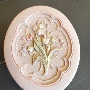 Pink Floral jewelry box-small